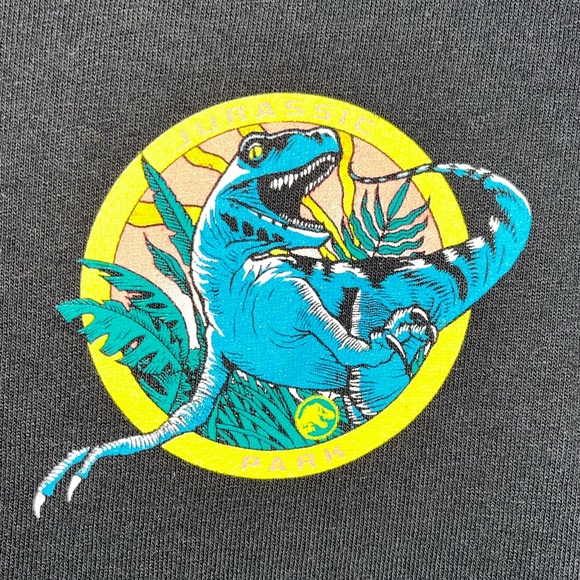 Black Jurassic World Velociraptor Graphic Tee - Picture 3 of 4